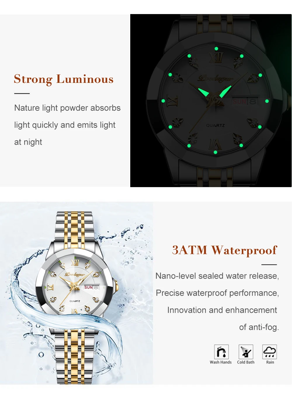 Orologio POEDAGAR - Accessori inclusi