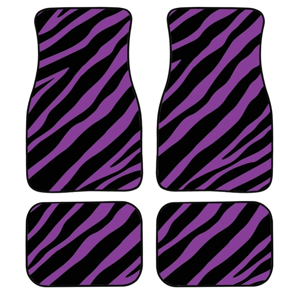 

Zebra Stripe Car Floor Mat Universal Printing Car Floor Mat Set Car Interior Styling Waterproof Car Carpet Floor Mat