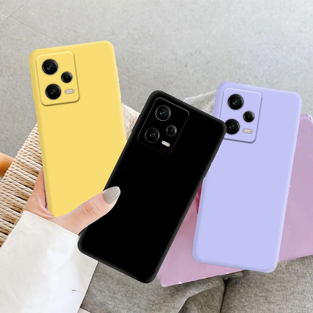 For Redmi Note 12S Case Cover Xiaomi Redmi Note 12 Pro Global 4G 5G Liquid  Silicone Shockproof Back Coque for Redmi 12 12C Funda - AliExpress