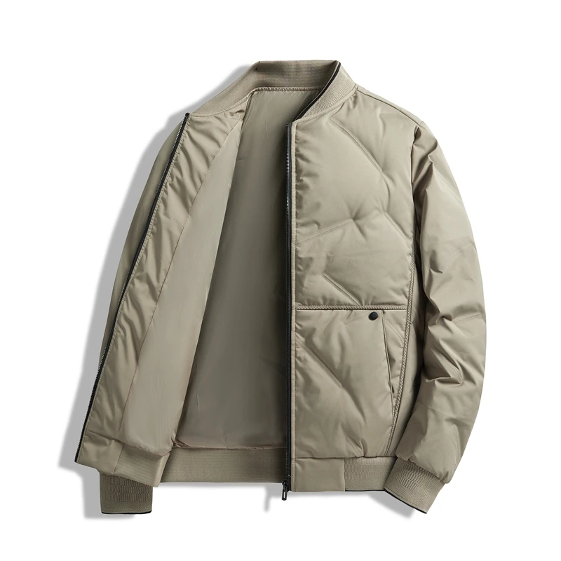 Down Jacket Men's Winter Baseball Collar Business Leisure Sports Warm Top