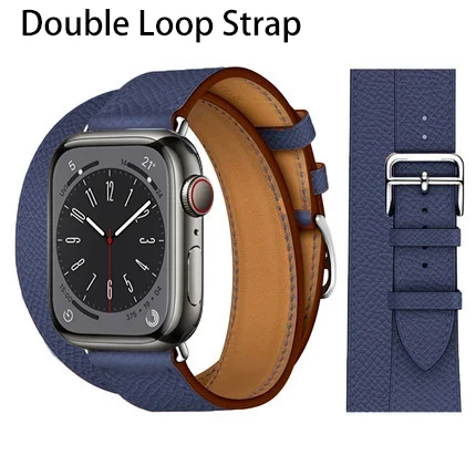 Premium Genuine Leather Watch Strap - Elegant and Versatile Wristband Bracelet