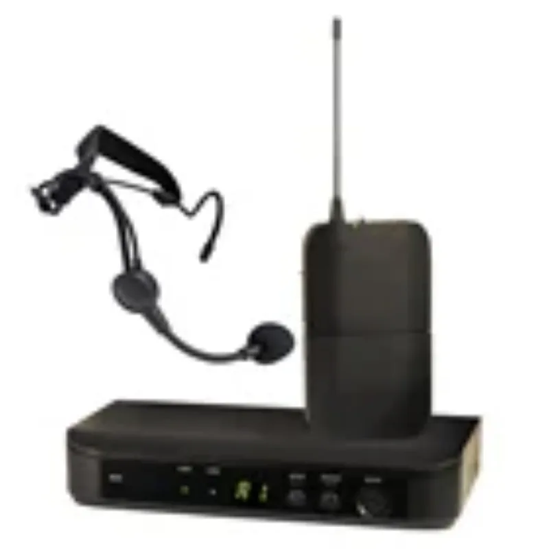 BLX24 BLX4 PG58 SM58 BETA58 무선 마이크 2채널 UHF 마이크로폰 블랙 전문가용 마이크