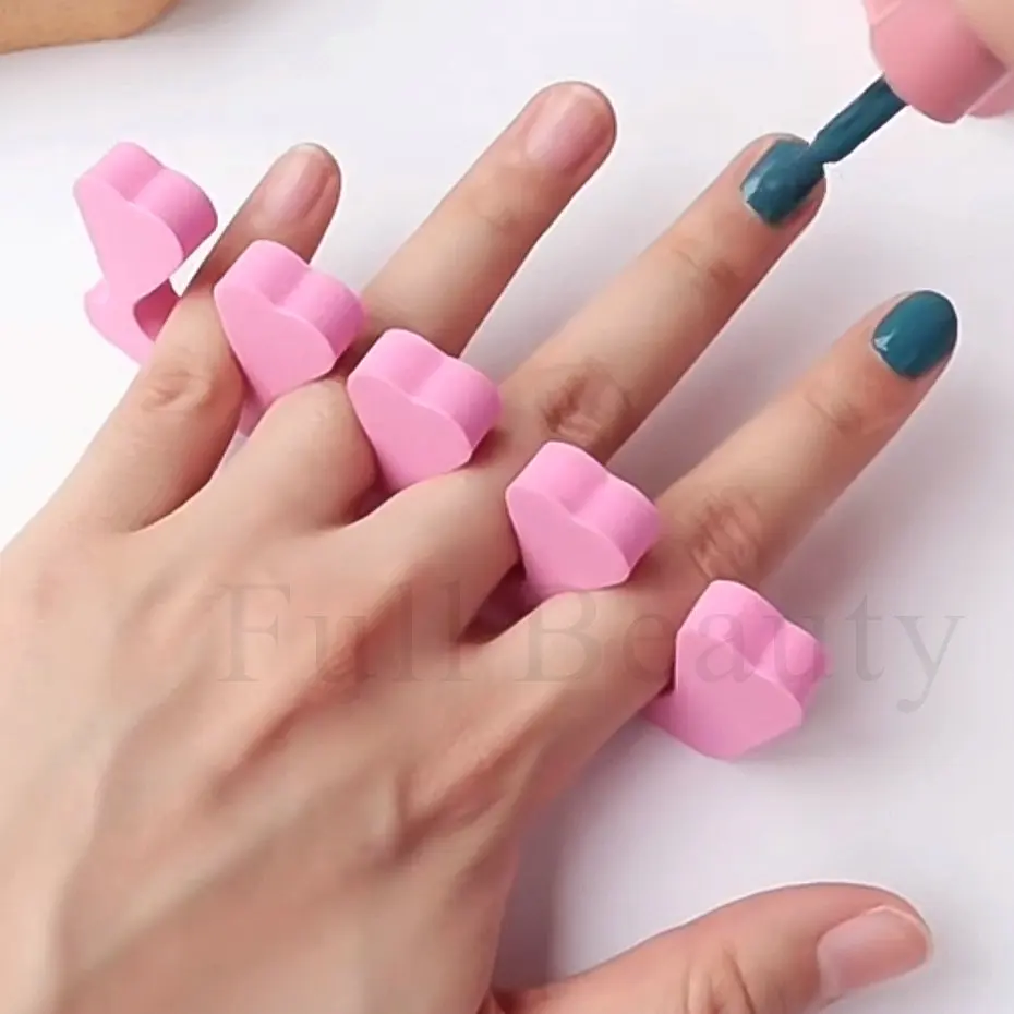 Soft Sponge Toe Separators Flexible Fingers Foots Divider Gel UV Polish Coating Painting Nail Art Tools Accessories