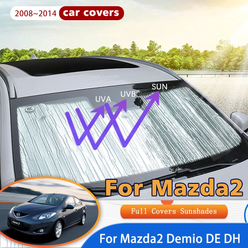 

For Mazda2 Demio DE DH 2008~2014 2009 2010 Sedan Car Window Windshield Sunshades Reflector Sun Shade Sun Visor Auto Accessories