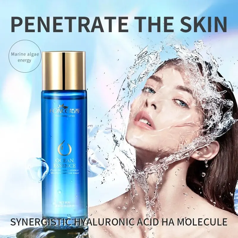 FONCE Ocean Refreshing Moisturizing and Revitalizing Water Deep-sea Algae Nourishes Skin, Shrinks Pores Resists Skin Aging 120ml