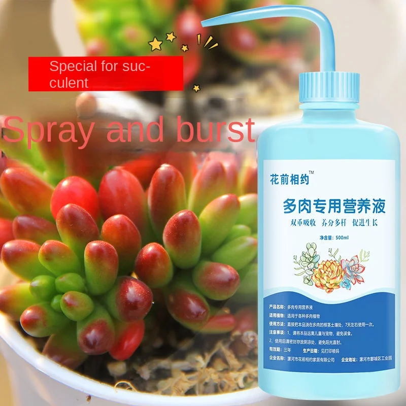 

Succulent special fertilizer to increase color control leggy potted flower fertilizer compound fertilizer nutrient solution
