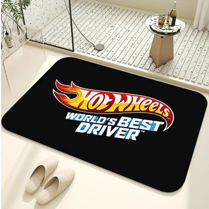Tappetini Per Camera Hotwheels Tappeto Per Camera Da Letto Per Cucina Porta D'Ingresso Zerbino Tappetino Per Balcone Tappeto Da Bagno Super Assorbente