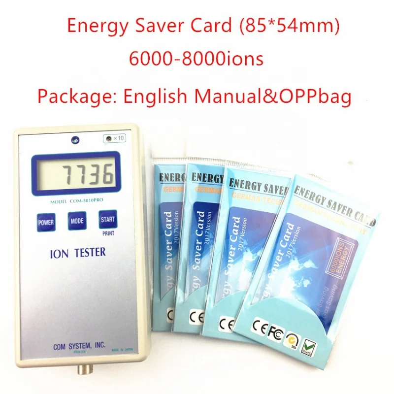 Custom  OEM logo design energy diameter saving card how much energy card electric saving card power saving card