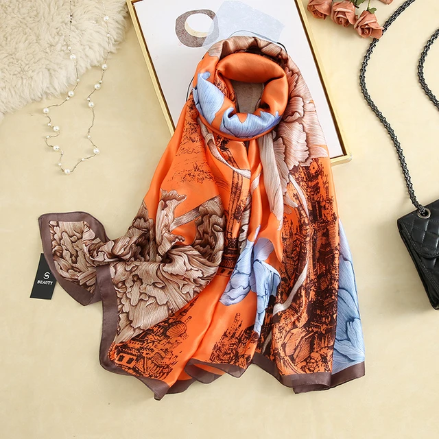 Womens' Designer Silk Scarves