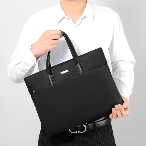 남성들을 위한 세련된 비즈니스 서류 가방: 폴리에스테르 방수 가방 추천