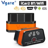 Vgate iCar2 ELM327 V2.2 OBD2 Scanner For Android iOS Bluetooth 3.0 WiFi OBD 2 Car Diagnostic Tool Code Reader PK KONNWEI KW906 1