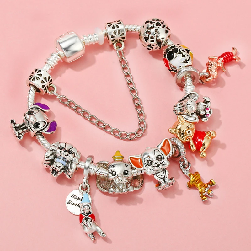 thumbnail image 1 of Disney-pulsera colgante de Aladdín para mujer, Scarab de Anime, alfombra mágica, atrapasueños, Genie de la lámpara, bisutería de cuentas de jazmín, 1 of 5