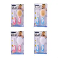K8GF Infant Shower Brush Set Scalp Massage Tool Includes Hair Comb for Baby Daily