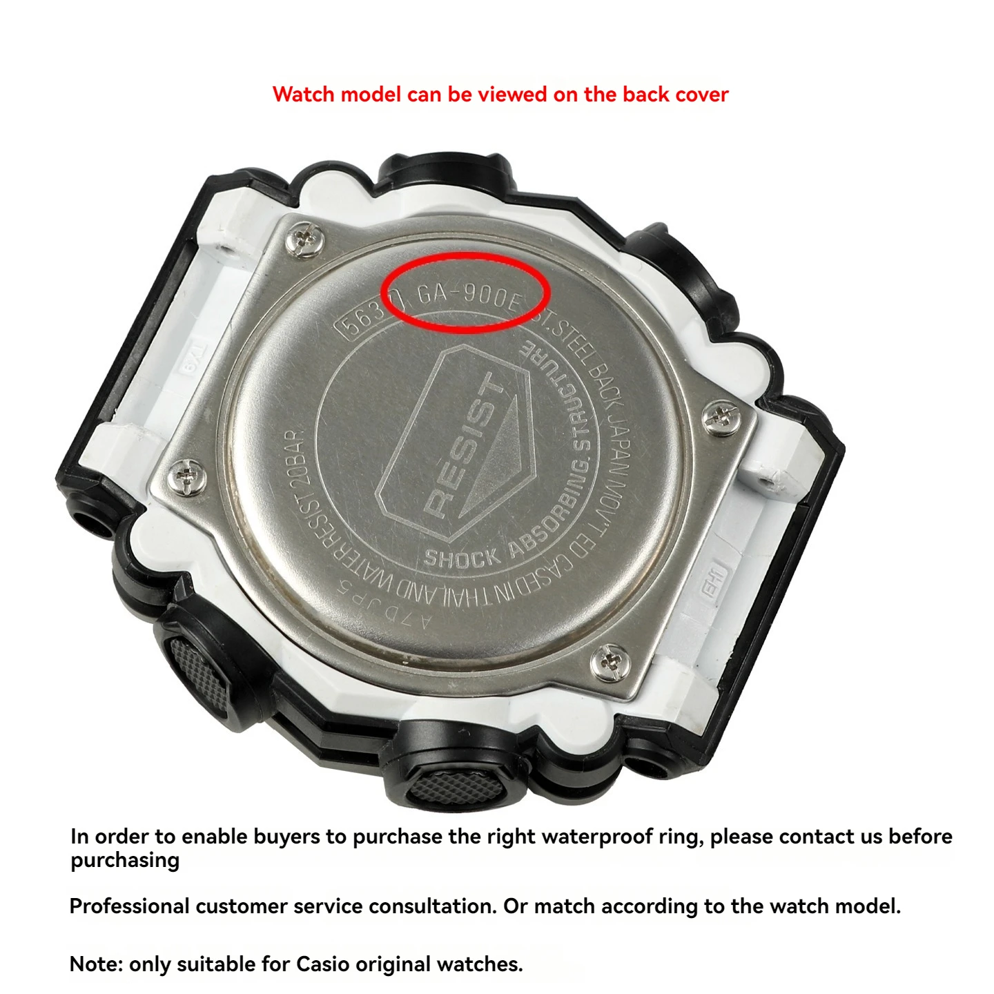 Waterproof Watch Back Cover Sealing Ring with Tools