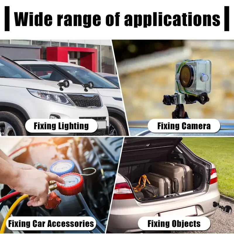 STP Rubber Coated Magnets Neodymium Magnet Base Non-Slip Strong Mounting Magnet for Fixing Lights Cameras Cars Earth Magnet 3