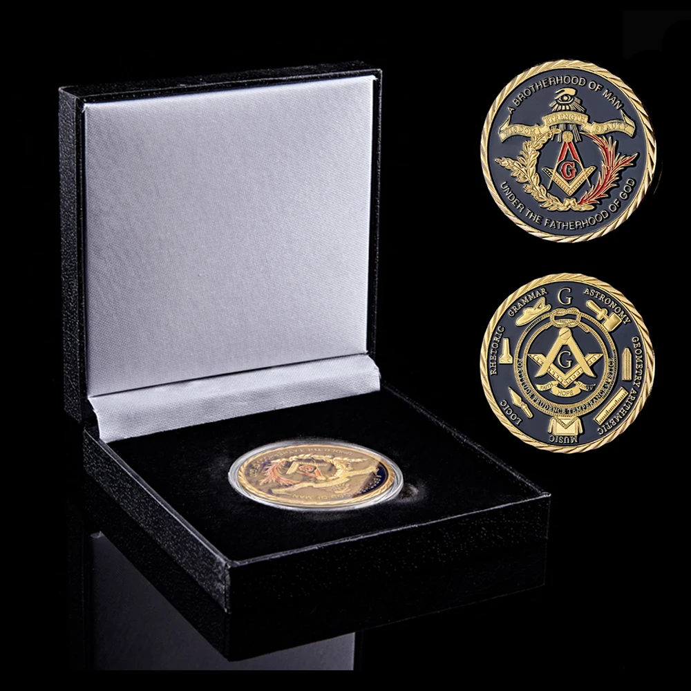 

Коллекционная позолоченная маркерная монета с роскошной коробкой