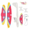 Foam Throwing Plane Toy Electric Capacitor for Aircraft Outdoor Playset Airplane Child Flying Model 4