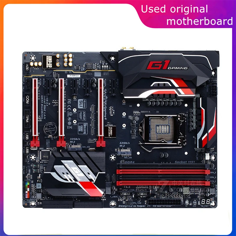 Usato Lga 1151 Per Intel Z170 Ga-Z170X-Gaming Z170X-Gaming 6 Computer Usb3.0 Sata3 Scheda Madre Ddr4 64G Scheda Madre Desktop