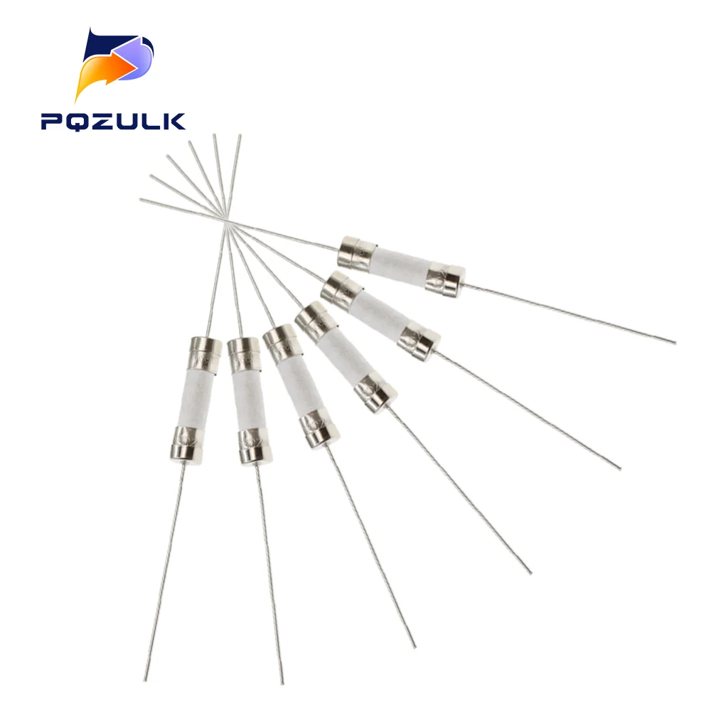 5*20mm Ceramic Fuse Tube Fuse With Pin 5X20MM 250V 0.5A 1A 2A 3A 4A 5A 6A 7A 8A 10A 12A 15A 20A 25A 30A 10PCS ceramic fuse tube fuses