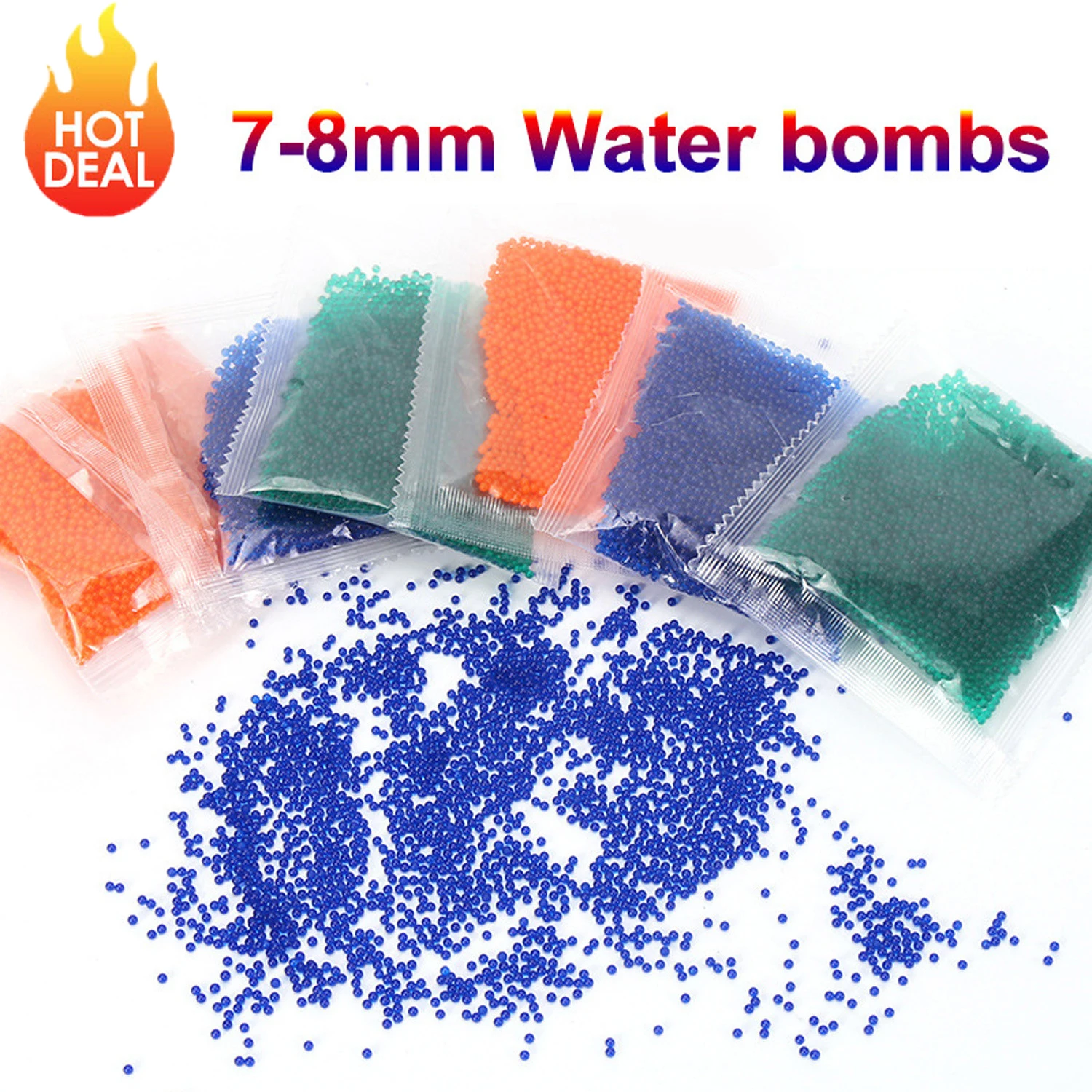 78mmGelBallWaterBullet10000pcsHydrogelBallWaterBlasterFor