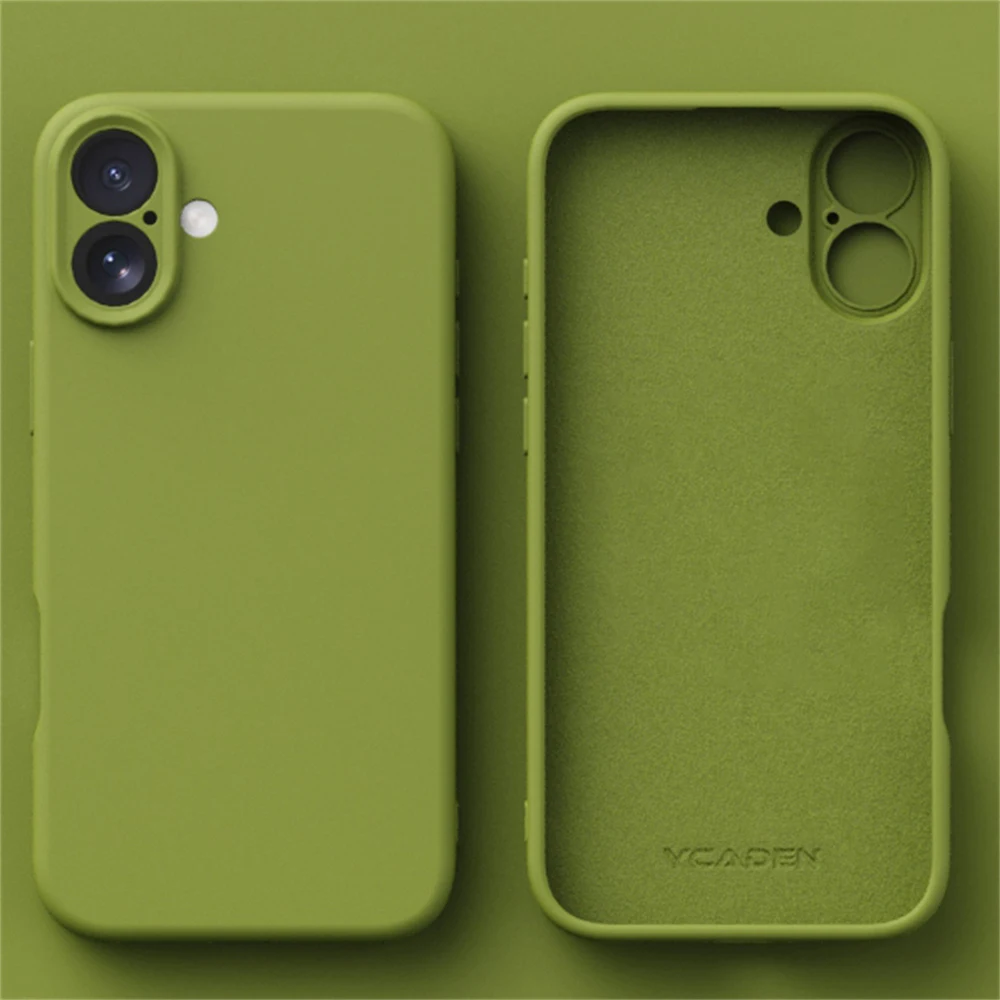 Premium Liquid Silicone Shockproof Phone Case - Soft TPU Cover & Accessories