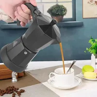 Nouveau 220V 300ml aluminium électrique moka Pot cafetière italienne ménage rapide et pratique cafetière électrique 3