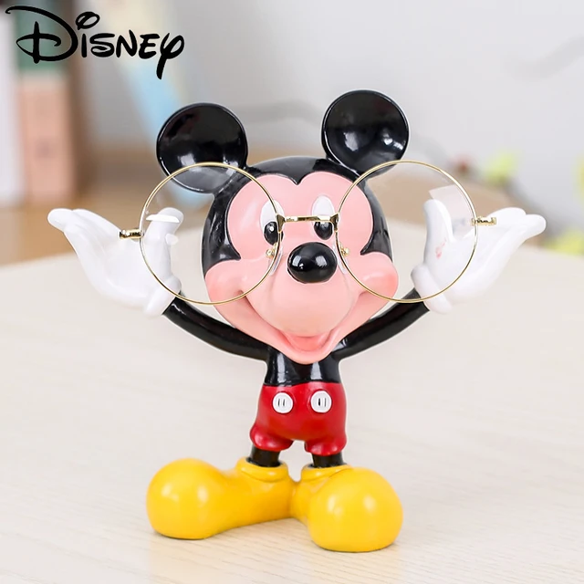 Disney Mickey Mouse Cartoon Glasses Frame Glasses Store Desktop Display Frames Kawaii Home Storage Decoration Birthday Gift