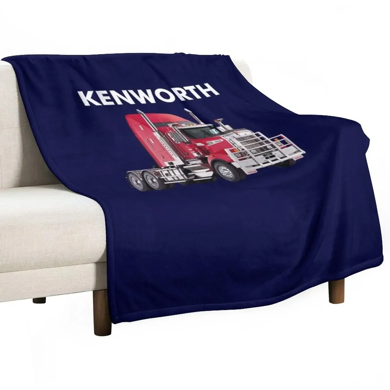 

Truck Logo Throw Blanket Beach Softest Blankets
