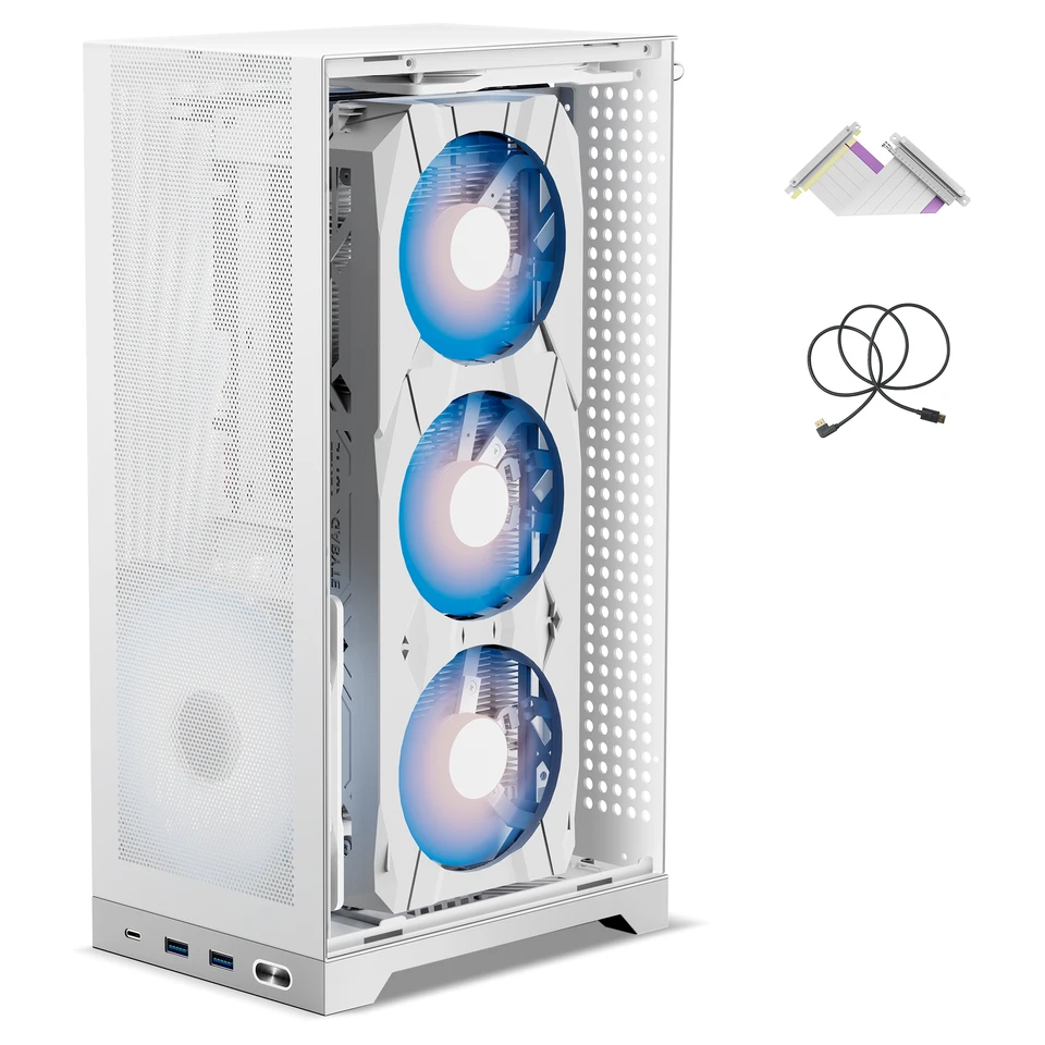 ShinySnake L300 Mesh ITX Case: 8.5L, 325mm GPU, SFX/SFX-L, PCIe