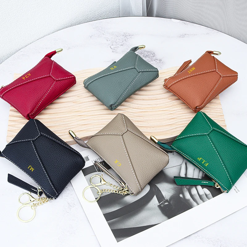 Leather Wallet Lv Coin Pouch Aliexpress Custom Initials Fashion