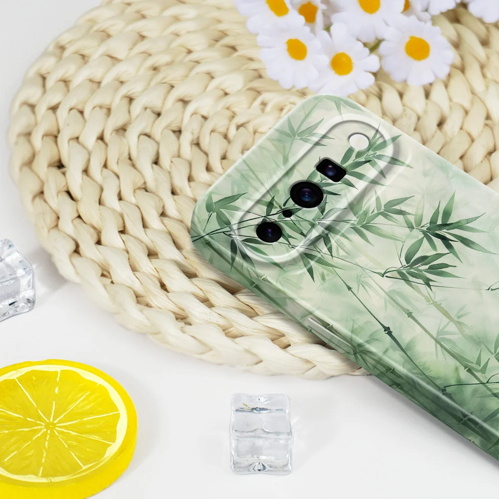 Lush Green Bamboo Forest Phone Case - Durable Hard Cover