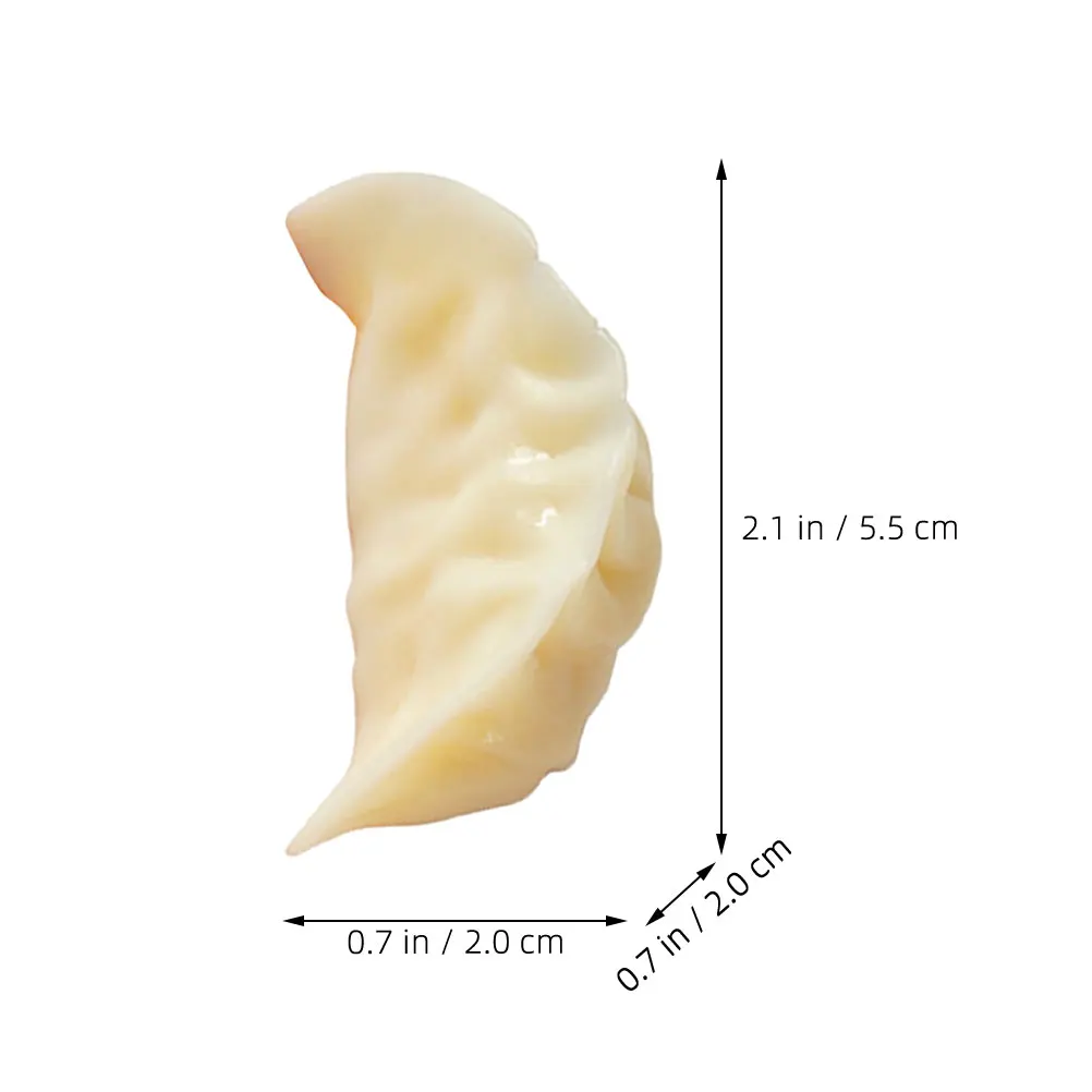 Artificial fruits and vegetables Simulation dumpling model 4pcs for shop window etc.