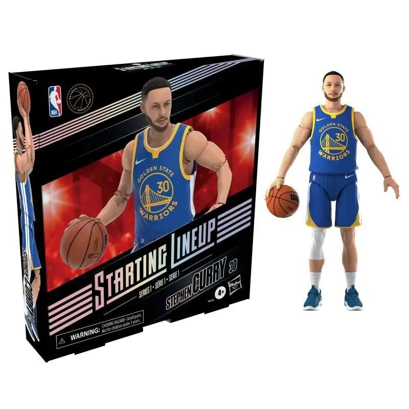 

Hasbro NBA Golden State Warriors Action Figure Stephen Curry 6-inch Movable Doll Ornament Accessories Toy