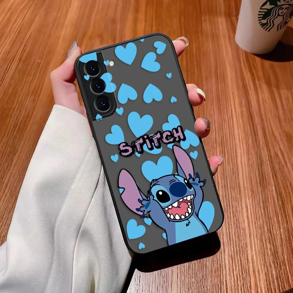 thumbnail image 1 of Matte Case for Samsung Galaxy S23 S22 S21 S20 S10 4G S9 S8 Plus ULTRA 5G LITE Case Funda Coque Shell Lilo & Stitch Cartoon Anime, 1 of 5