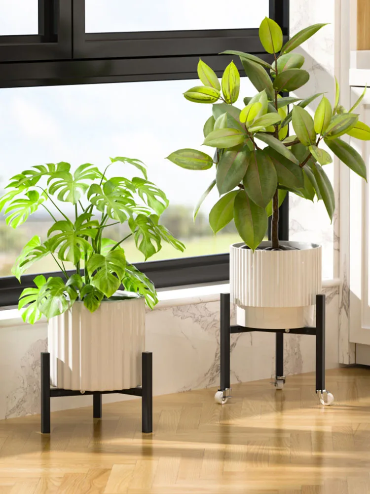 Adjustable Plant Stand Fits Plant Pot Metal Planter Stand Easy Assembly Expandable Shelves Furniture plant stand plant stand shelf