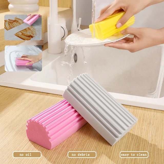 1/2/3 PCS Damp Duster Sponge Portable Cleaning Brush Duster