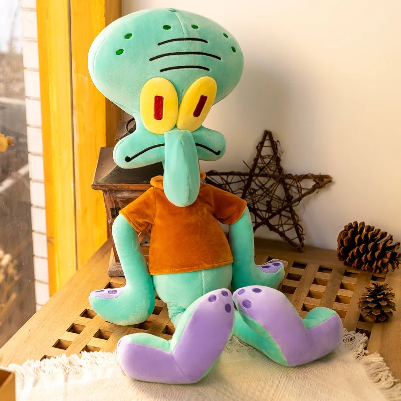 

Cartoon Spongebob Plush Toy Kawaii Squidward Crab Boss Plush Sleeping Pillow Creative Presents For Kids Girlfriend Birthday
