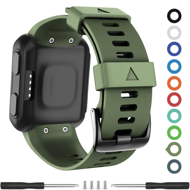 2021 Bracelet de remplacement Bracelet Pour Garmin Forerunner 35 Remplacer  Bracelet de Montre en Silicone