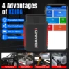 KONNWEI KDIAG 2025 Full System Auto Scanner Reset SAS EPB Service ECU Programmer OBD OBD2 Car Diagnostic Tool pk Thinkdiag MINI 3