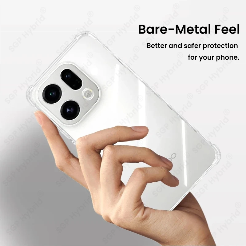 Clear Airbag Shockproof Silicone Back Cover