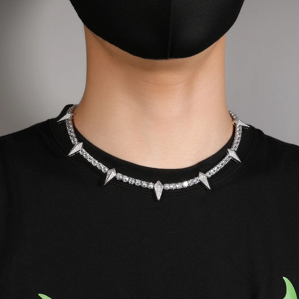 Uwin Black Panther Necklace Full Iced Out Cz 5 Mm Tennis Chain Necklaces For Women Men Fashion Jewelry For Drop Shipping Necklace AliExpress