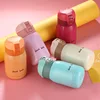 200ml/350ml Cute Candy Mini Thermos Cup Kids Cartoon Hot Water Bottle Stainless Steel Thermal Coffee Mug Vacuum flask insulated 4