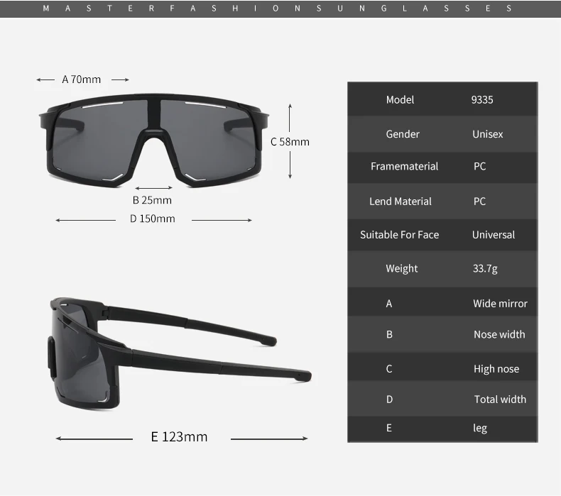 Product Sunglasses Cycling Windshield UV Protective Road Riding