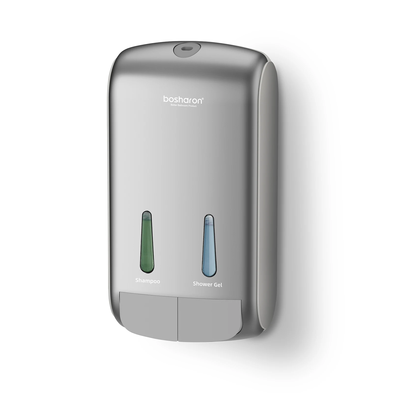2-in-1 Shower Shampoo Soap Dispenser No Drill Wall-Mounted Shower Pump Soap Dispenser 2 Chamber Body Wash for Bathroom soap dispenser shampoo dispenser