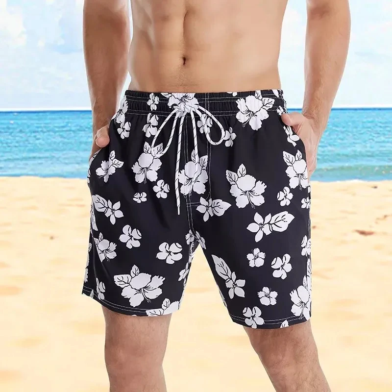 Fashion Palm Trees Graphic Beach Shorts For Men Summer Casual Holiday Vacation 3D Printed Swim Trunks Loose Harajuku Short Pants 4