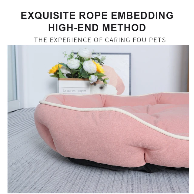 Suede Velvet Dog Bed 3
