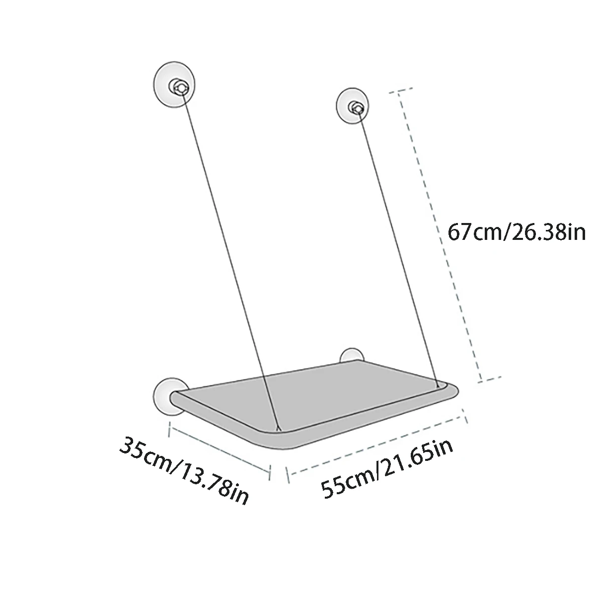 Cat Hammock Pet Cat Bed Sunny Window Seat Washable Detachable  Suction Shelf Bag Beds Seat For Cat Sleeping Pet Accessories 3