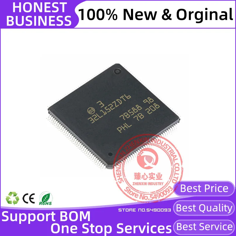 

STM32L152ZDT6 LQFP-144 MCU STM32L15 низкая мощность M3 384kB 32MHz MCU новый оригинальный IC