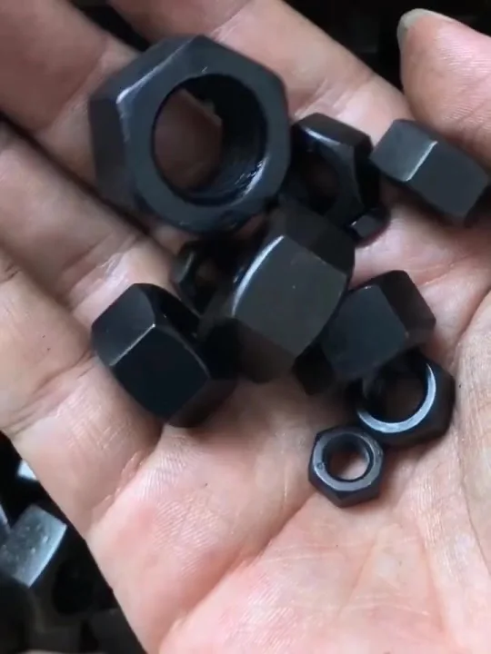 Dado Esagonale Esagonale DIN934 In Acciaio Nero Di Grado - Foto 7