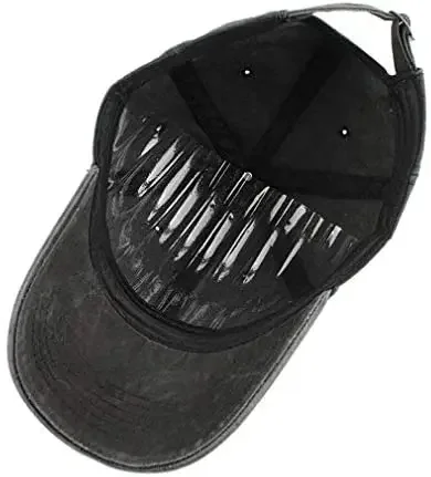Island Sos Cuba Hat Retro Cotton Cowboy Pack Washed Plain Adjustable for Men Baseball Cap Classic Sports Cotton for Men Women